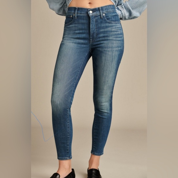 Jean Femme Lucky Brand Bridgette Skinny Destroyed - Taille 8/29 - Stretch - Neuf Sans Étiquette